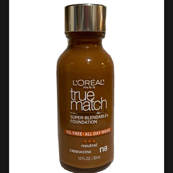 COPY - Lot of 2 L'Oreal Pairs True Match Super Blendable Makeup n8 Cappuccino O… - Picture 4 of 5